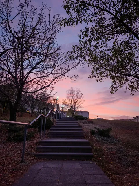 bilkent at dusk